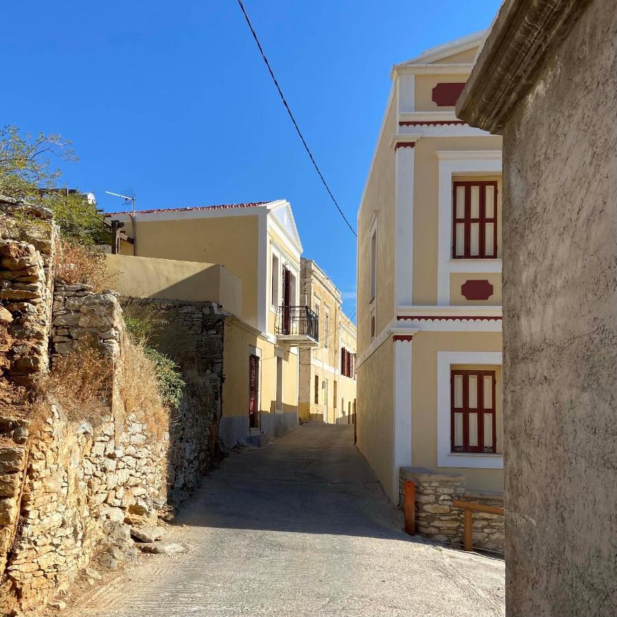 Little Blue In Chorio, Symi Villa Luaran gambar